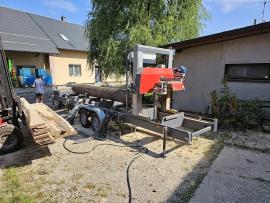 Şerit testere TP-600 mobilní , | Bıçkı makinesi | Ahşap işçiliği makineleri | Drekos Made s.r.o