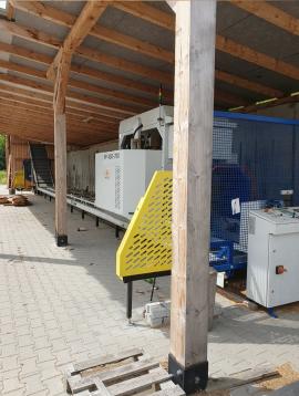 Çift taraflı testere açılı testere Dekos made s.r.o. PP-550 |  Bıçkı makinesi | Ahşap işçiliği makineleri | Drekos Made s.r.o